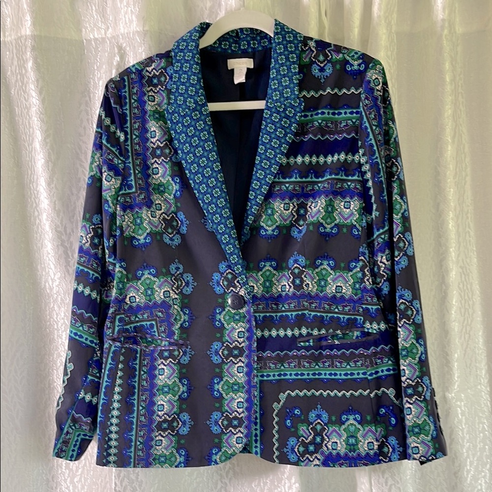 Chico’s Blazer size 2 Veronica - Picture 4 of 8